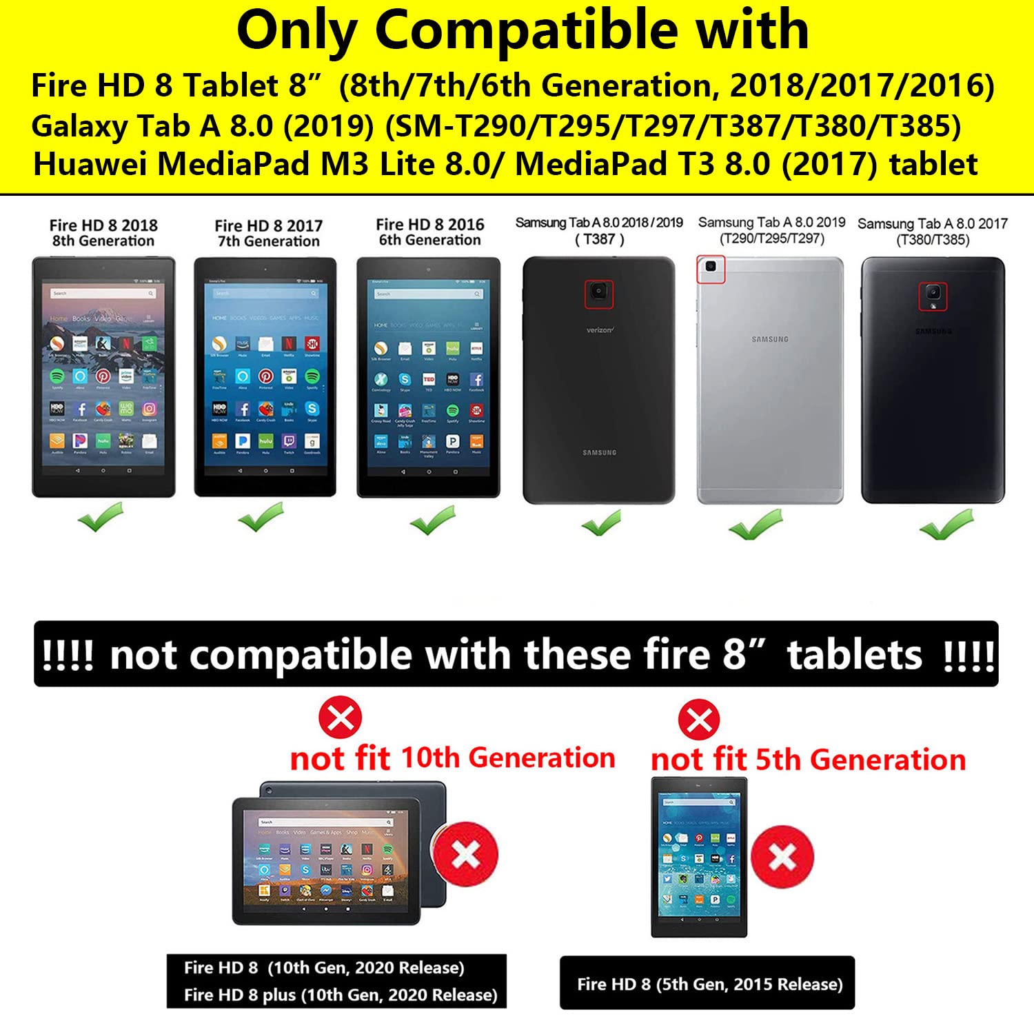 UUcovers Kids Case for Samsung Galaxy Tab A