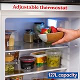 Russell Hobbs Under Counter Larder Fridge 127L White RH85UCLF552E1W view 5