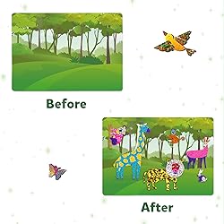 Skillmatics Foil Fun - Animals, No Mess Art for