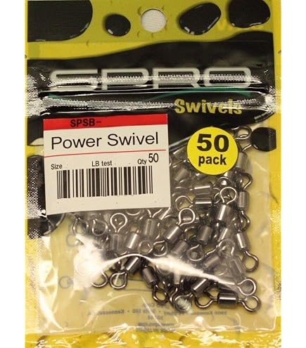 Amazon.com : Spro Power Swivels SPSB-08-50 : Fishing Swivels And