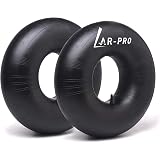 AR-PRO 13 x 6.50-6'' Heavy Duty Replacement Inner Tube with TR-13 Straight Valve Stem (2-Pack) - for Wheelbarrows, Razor Quad