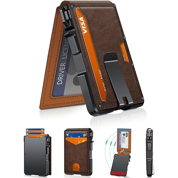 Amazon.com: ZALVEX Wallet for Men, Mens Minimalist Wallet 9-13