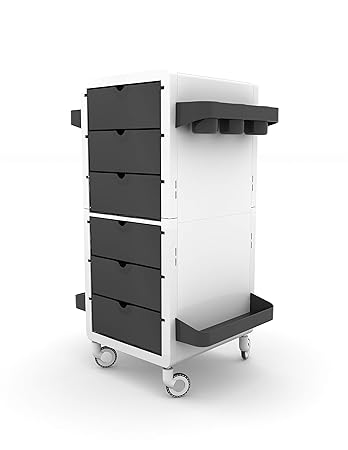 Amazon Com Artmequid Beauty Trolley Publik Mix White And Black
