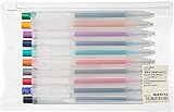 Muji Clear Ballpoint Gel Pen 0.5mm [10 colors