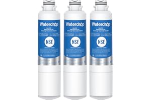 Waterdrop DA29-00020B Refrigerator Water Filter, Replacement for Samsung HAF-CIN/EXP, DA29-00020A/B, DA29-00020B-1, RF263BEAESR, RF28HMEDBSR, RF263TEAESG, RF4287HARS, 3 Filters (Package May Vary)