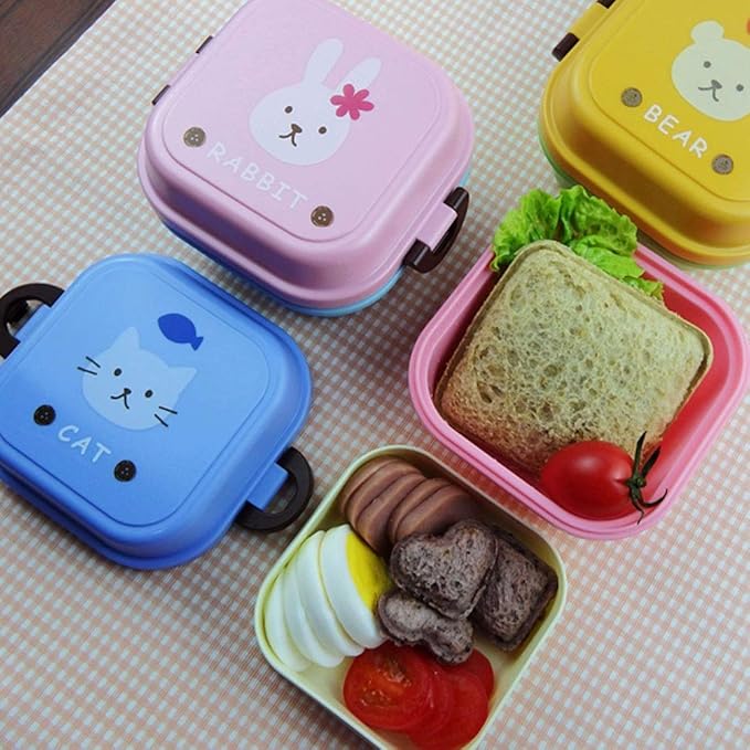 Poratble Bento Lunch Box LeakProof for Kids, Easy Open food Containers