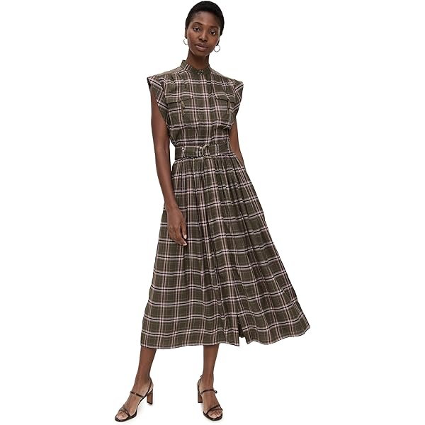 strapless open back dress Sunray Pleat Midi Dress main image 0