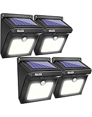 BAXIA TECHNOLOGY BX-SL-101 Solar Lights Outdoor 28 LED Wireless Waterproof Security Solar Motion Sensor Lights, (400LM,4 Packs)