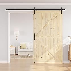 SMARTSTANDARD 60in x 96in Sliding Barn Door with