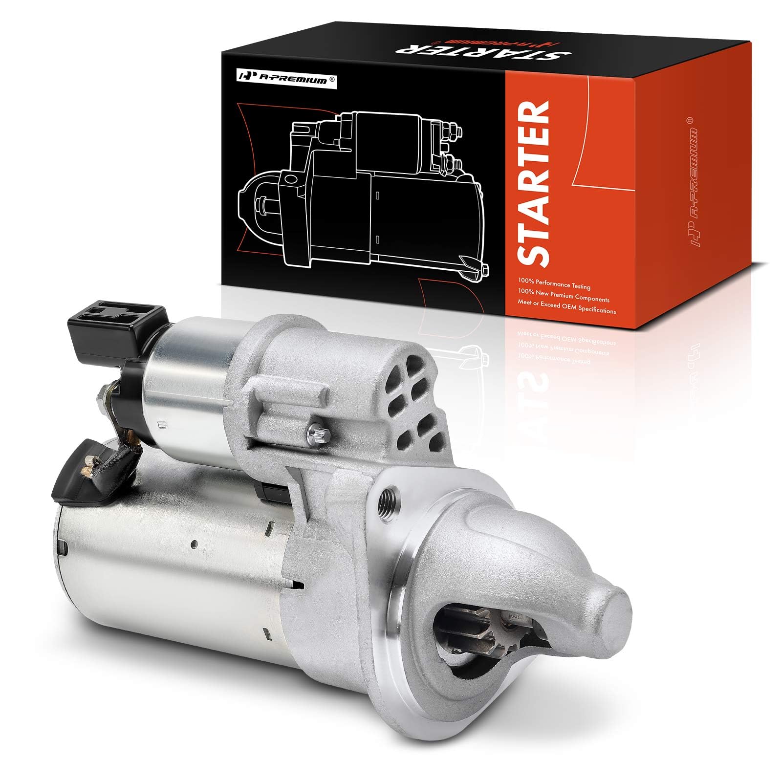 Photo 1 of A-Premium Starter Motor Compatible with Hyundai 2014-2020 Elantra & Kia 2019-2021 Forte, 1.8L 2.0L, 12V 1.2KW, Clockwise