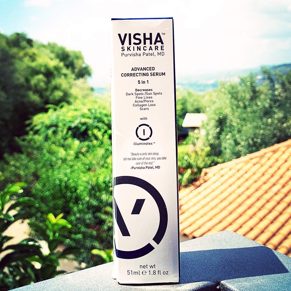 visha skincare advanced correcting serum