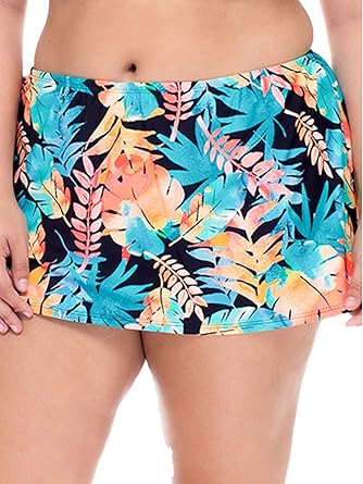 green leaf print swimsuit