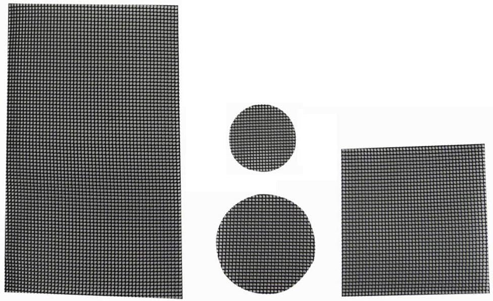 Flower Pot Mesh Pad - 5 Pcs/10 Pcs Garden's Drainage Mesh - DIY Tailoring - Hole Screens Breathable Gasket Bonsai Pot Bottom Grid Mat Black