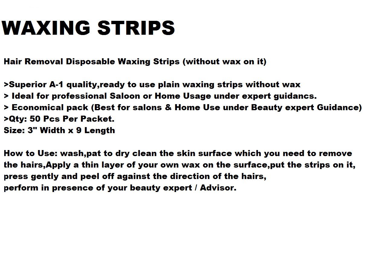 Buy Spectrum Waxing Strips 50 Pcs Pack Of 4 Total 200 Pcs Online