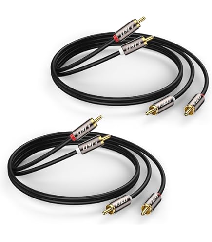 Amazon.com: J&D RCA Cable, Gold-Plated Audiowave Series 2RCA Male