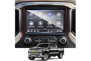 Screen Protector for 2014-2021 Chevy Silverado 8-in Radio Touchscreen Chevy Silverado Accessories 9HD Tempered Glass Compatib