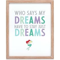 Amazon.com: Disney La Sirenita Ariel Dreams - Decoración de pared ...