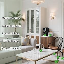 4 Pieces Adhesive Foam Padding 1/2 in Thick X 4 in