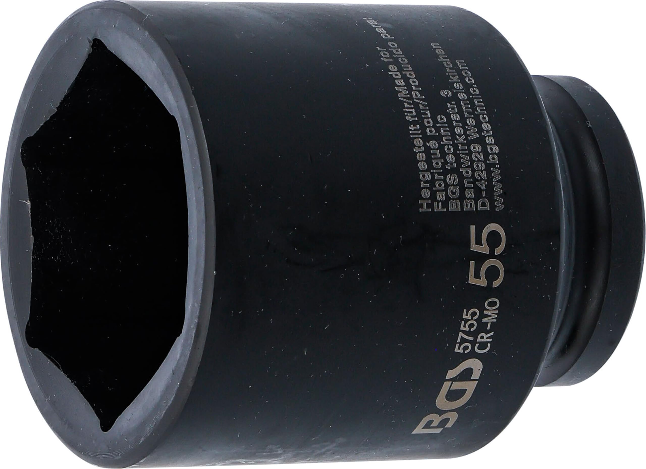 BGS 5755 | Impact Socket Hexagon, deep | 20 mm (3/4") Drive | 55 mm — image 1