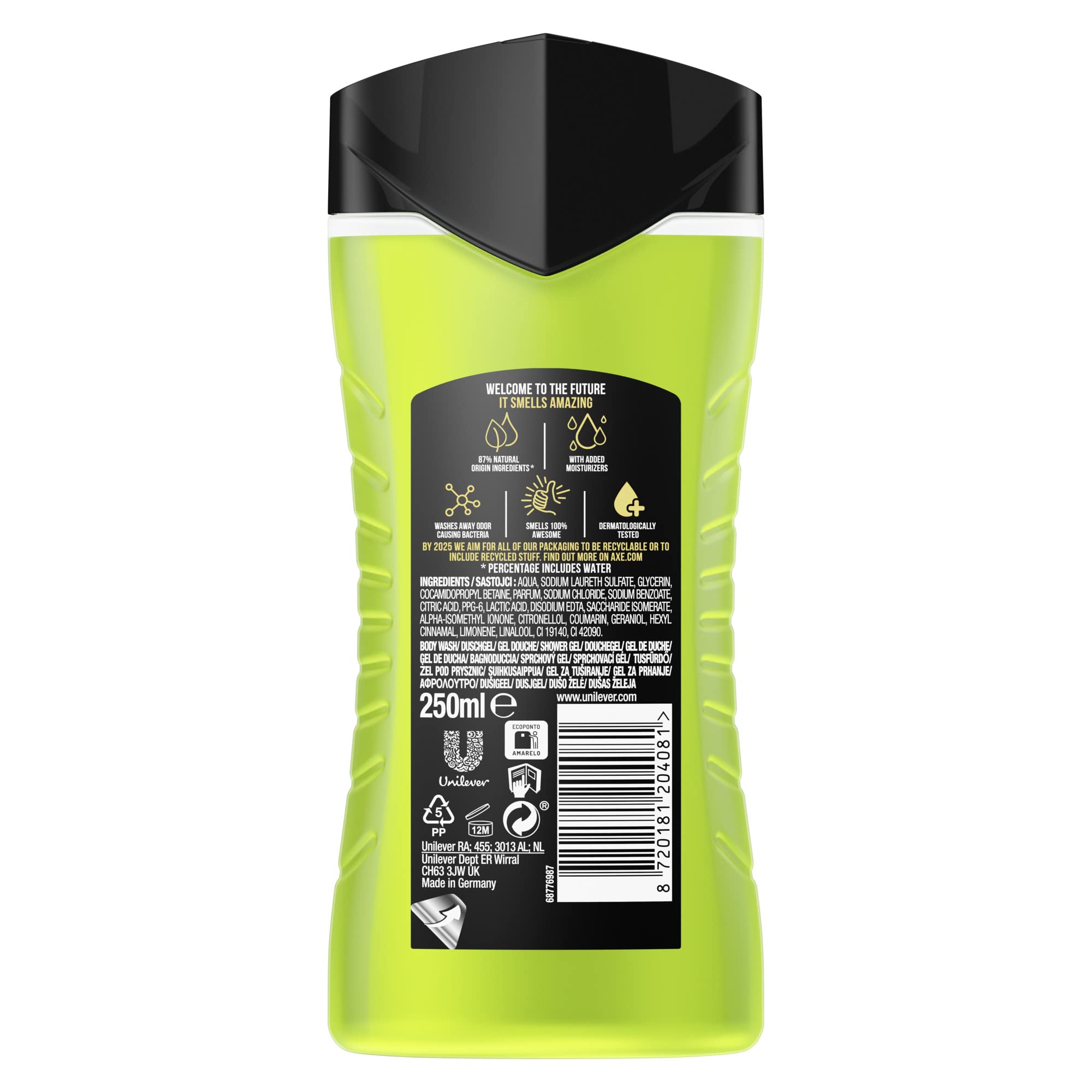 Axe 3in1 Duschgel & Shampoo, Epic Fresh, 250 ml 3