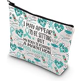 WSNANG POTS Awareness Gift Postural Orthostatic Tachycardia Syndrome Awareness Makeup Bag POTS Warrior Cosmetic Bag (POTS bag)
