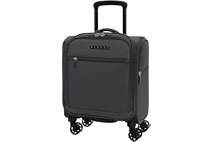 Verage Underseat Carry On Luggage with Wheels & USB Port,14 inch Wheeled Spinner Carry-on Luggages Bags for Airlines, Lightweight Overnight Suitcase for Men Women (14-Inch Compact Underseat Pro)