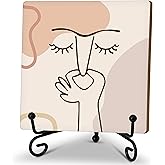 Funny Bathroom Signs Decor - Wooden Sign with Stand, Perfect For Toilet or Washroom - Farmhouse Quote Decor Gift, B01