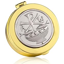 Weysat Pyx for Communion Host Catholic Polished