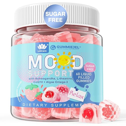 Calm Gummies Ashwagandha + Omega 3, Saffron, L-Theanine & CoQ10 for ...
