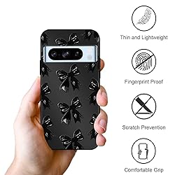 lioscre Cute Bow Phone Case for Google Pixel 8 Pro