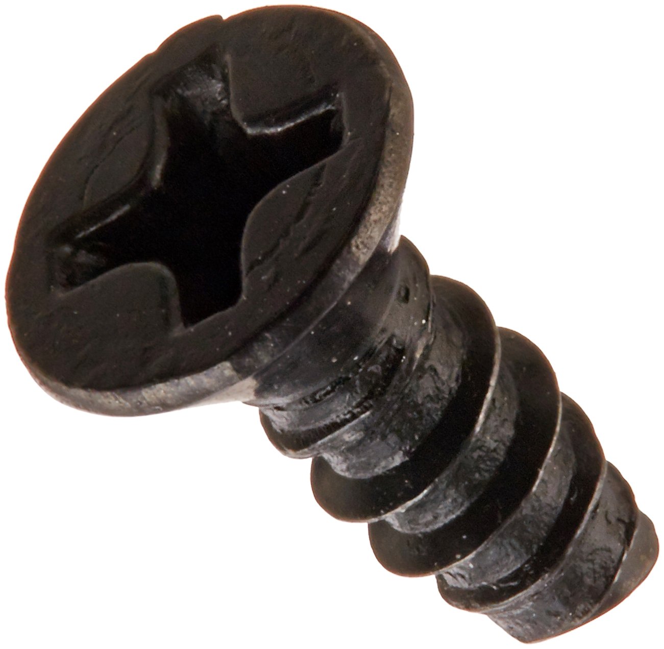 Steel Sheet Metal Screws – Black Zinc Plated, Pan Head, Phillips Drive, Type AB, 6-20 Thread, 1/4" Length – 100-Pack