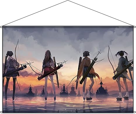 Amazon Cosworld タペストリー 艦隊これくしょん 艦これ 赤城 加賀 飛龍 蒼龍ポスター 掛ける絵 巻物 軸物 アニメ おしゃれ 萌え 90cmx60cm アニメ 萌えグッズ 通販
