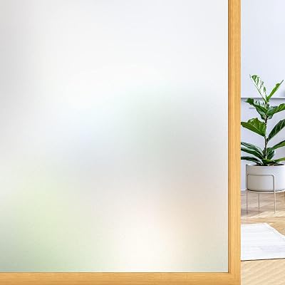 rabbitgoo Window Film Privacy 30x400 cm Frosted Glass Self Adhesive Roll
