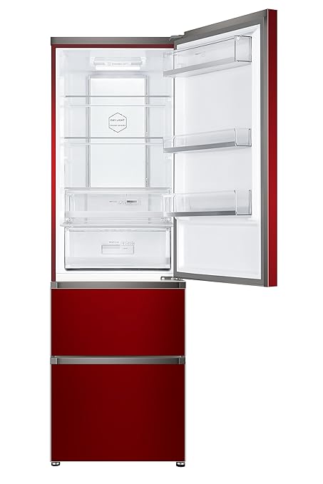 Haier A3FE-735CRJ nevera y congelador Independiente Rojo 330 L A++ ...