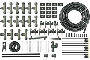 Vego Garden Irrigation Kit - Drip Irrigation System for Raised Garden Beds, Efficient Watering Solution for Vegetables, Flowers, and Plants, Easy DIY Installation (Large)