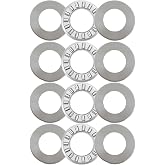 4 Sets NTA815+2TRA, Thrust Needle Roller Bearings, ID 1/2", OD 15/16" | 4 Sets NTA815+2TRA, Thrust Needle Roller Bearings with Two Washers, ID 1/2", OD 15/16"