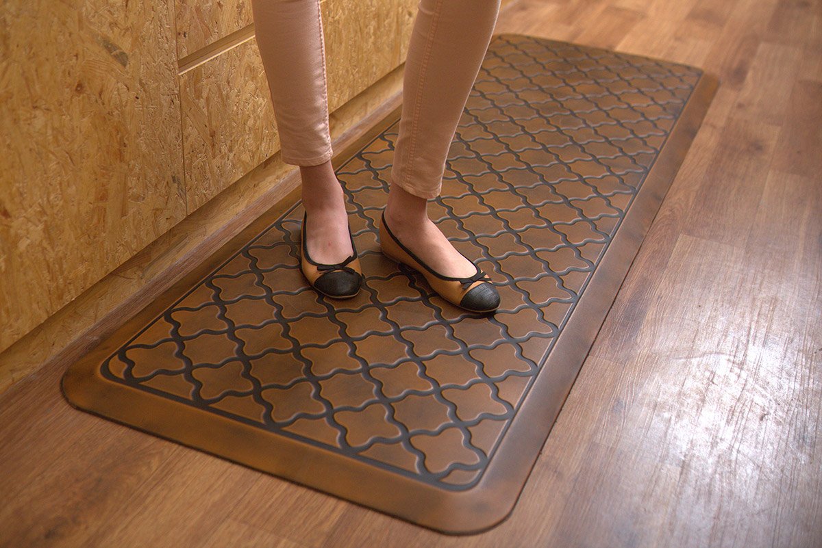 Butterfly AntiFatigue 24 by 70 Inch Quatrefoil Kitchen Comfort Mat, Antique 764210349419 eBay