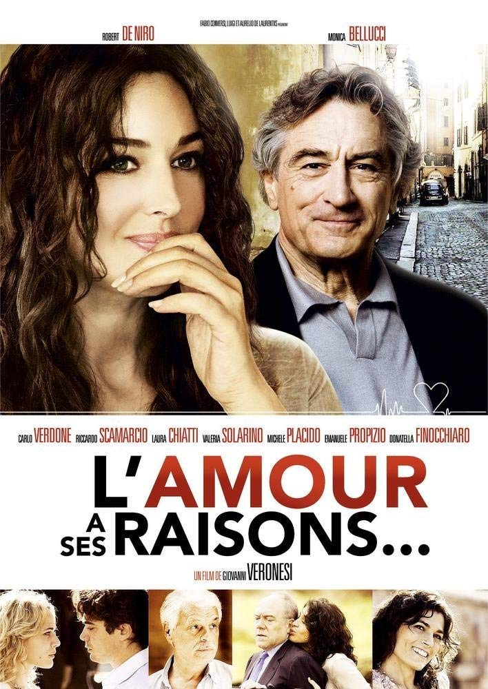 L Amour A Ses Raisons Fr Import Amazon De Scamarcio Riccardo Bellucci Monica De Niro Robert Veronesi Giovanni Scamarcio Riccardo Bellucci Monica Dvd Blu Ray