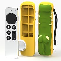 Amazon.com: Silicone Apple TV Case with AirTag Compatibility ...