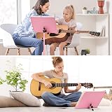 CAHAYA Sheet Music Stand Metal Portable with Carrying Bag CY0194-1 Pink view 2