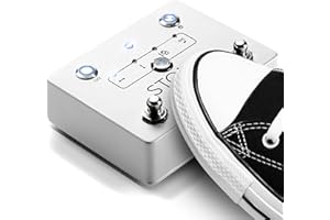 CODA MUSIC TECHNOLOGIES STOMP Bluetooth Page Turner for Ipad & Tablets, Hands-Free Wireless Page Turner, Bluetooth Page Turner Pedal Compatible with IOS, Kindle Fire, iPhone, iPad, Mac and Android (White)