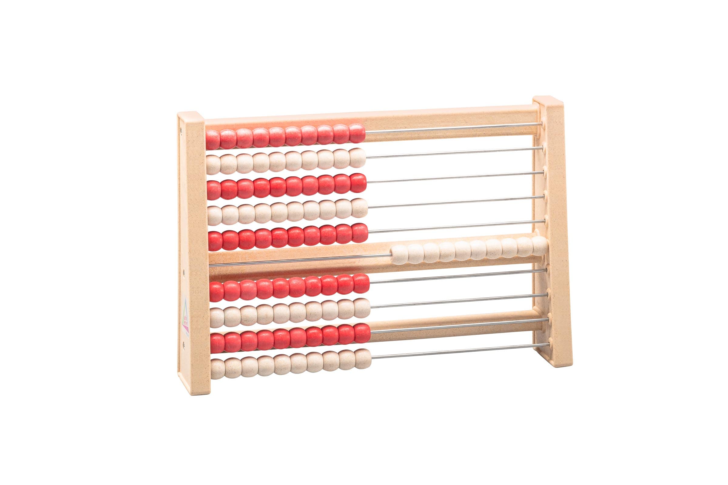 Wissner Active Learning 100 Student´S Abacus, Re-Wood Red/White