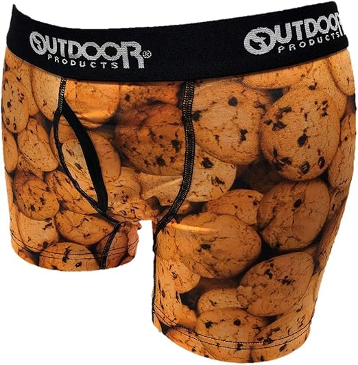 Amazon Outdoor アウトドア ボクサーパンツ メンズ ボクサーブリーフ チョコチップ柄 オレンジ 前開き M ボクサー 通販