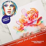 Crafts 4 ALL Watercolour Paint Set 12 Premium Colours with 3 Brushes view 3