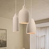 JAYMP Wabi Sabi Pendant Light for Dining Room Kitchen Island Light Hallway Restaurant Hanging Lamp E26 Base Japanese Style Wi