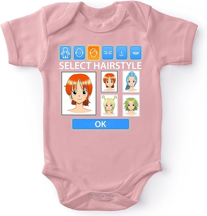 Parodie Auf Nami Von One Piece Manga Baby Strampler Madchen 772 Amazon De Bekleidung