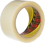 3M Scotch 371 Box Sealing Tape 6 Pack Transparent 50mm x 66m Hot Melt Adhesive view 2