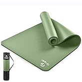 Gruper Yoga Mat Non Slip NBR Extra Thick Yoga Mat, 72"L x 32"/24"W x 0.6"/0.4"TH (185cm x 80cm/61cm x 15mm/10mm), Anti-Tear Exercise Mat with Carrying Strap and Bag, Workout Mats for Yoga, Pilates