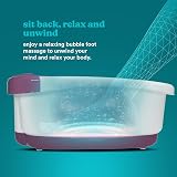 HoMedics Bubblemate Foot Spa Massager with Warm Function & Pumice Stone view 5
