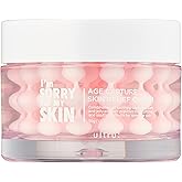 I'M SORRY FOR MY SKIN Age Capture Facial Cream, Korean Skin Care Moisturizer for Face and Neck with Hyaluronic Acid, Anti-Aging, Wrinkle Gel-Cream for Women (Pink - Skin Relief Cream, 1.76 oz)
